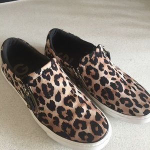 Guess leopard canvas sneakers